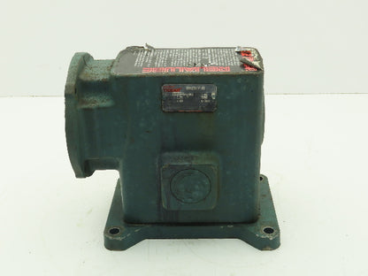 Dodge Tigear Q262B040M140K1 Worm Gearbox Reducer 40:1 Ratio 1Hp 44 RPM LH 140TC