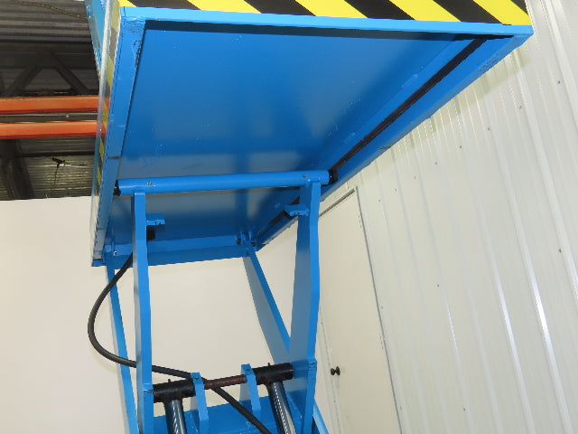 Max LPT-035-96XXH 3500LBS Hydraulic Lift Table Double Scissor 8' Travel 111" Max