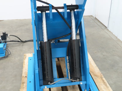 Max LPT-035-96XXH 3500LBS Hydraulic Lift Table Double Scissor 8' Travel 111" Max