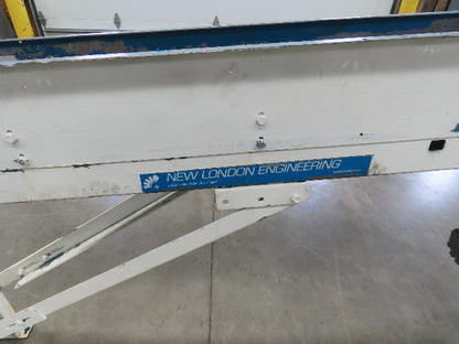 New London 7.5"x 7' 8" Plastic Chain Incline Conveyor .75Hp 460V 3PH End Drive