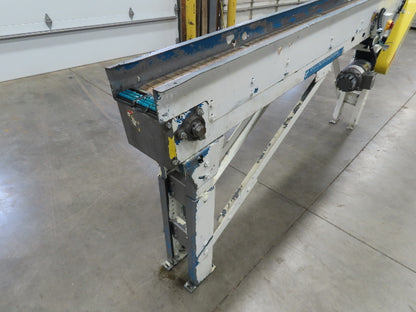 New London 7.5"x 7' 8" Plastic Chain Incline Conveyor .75Hp 460V 3PH End Drive