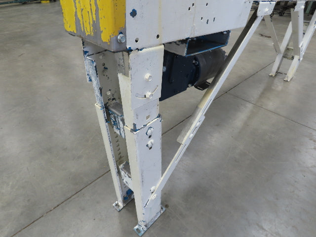 New London 7.5"x 7' 8" Plastic Chain Incline Conveyor .75Hp 460V 3PH End Drive