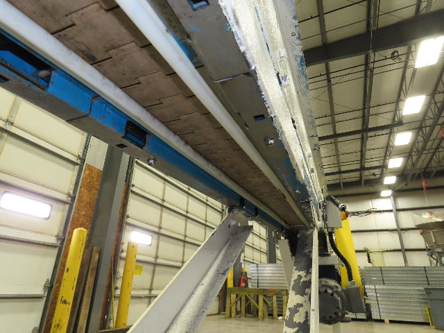 New London 7.5"x 7' 8" Plastic Chain Incline Conveyor .75Hp 460V 3PH End Drive