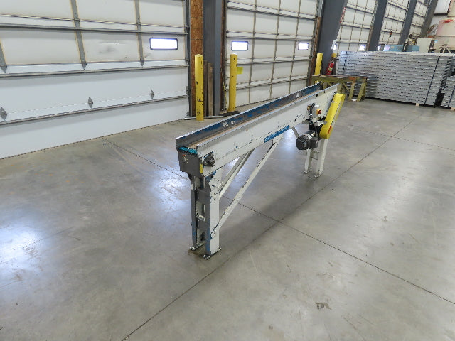 New London 7.5"x 7' 8" Plastic Chain Incline Conveyor .75Hp 460V 3PH End Drive