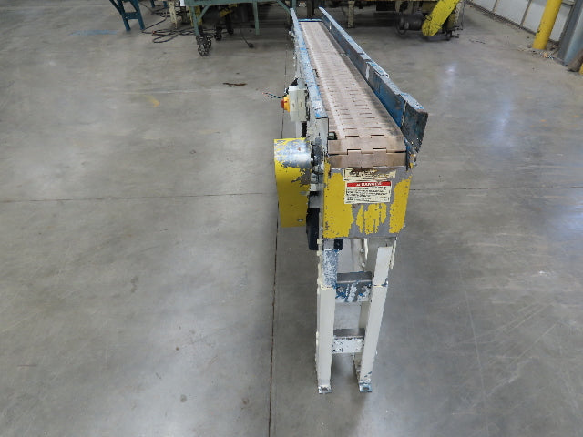 New London 7.5"x 7' 8" Plastic Chain Incline Conveyor .75Hp 460V 3PH End Drive