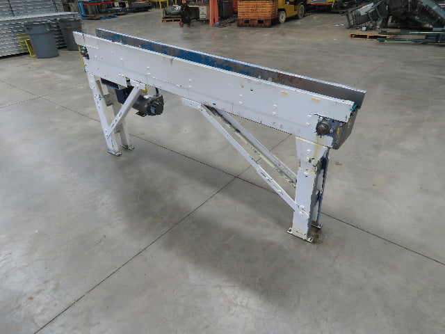 New London 7.5"x 7' 8" Plastic Chain Incline Conveyor .75Hp 460V 3PH End Drive