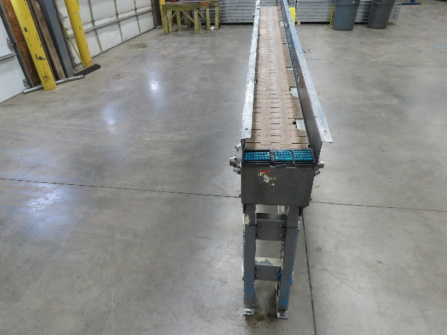 New London 7.5"x 7' 8" Plastic Chain Incline Conveyor .75Hp 460V 3PH End Drive