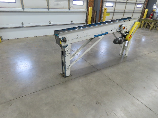 New London 7.5"x 7' 8" Plastic Chain Incline Conveyor .75Hp 460V 3PH End Drive