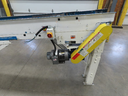 New London 7.5"x 7' 8" Plastic Chain Incline Conveyor .75Hp 460V 3PH End Drive
