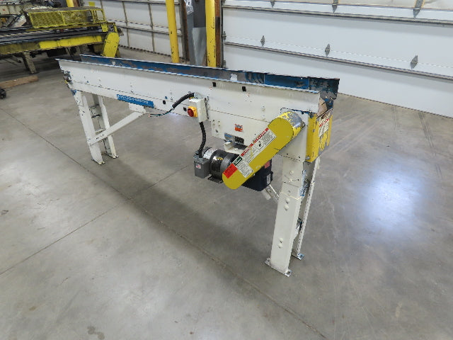New London 7.5"x 7' 8" Plastic Chain Incline Conveyor .75Hp 460V 3PH End Drive