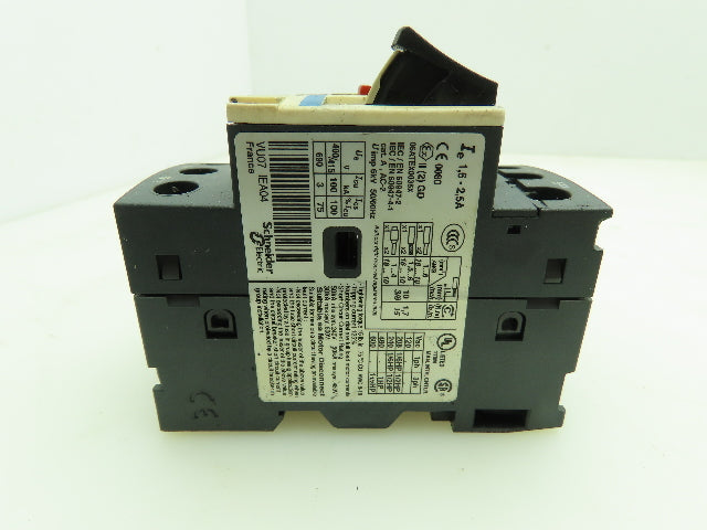 Telemecanique GV2ME07/1.6-2.5A Manual Motor Starter 1.6-2.5A 3Ph 480V Lot of 5