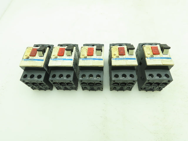 Telemecanique GV2ME07/1.6-2.5A Manual Motor Starter 1.6-2.5A 3Ph 480V Lot of 5