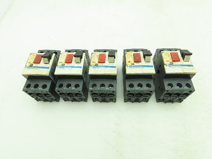 Telemecanique GV2ME07/1.6-2.5A Manual Motor Starter 1.6-2.5A 3Ph 480V Lot of 5