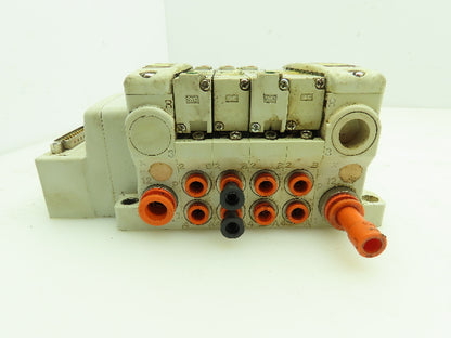 SMC VQC2100N-51 / VQC2300N-51 Pneumatic Solenoid Valve 4-Station Manifold Block