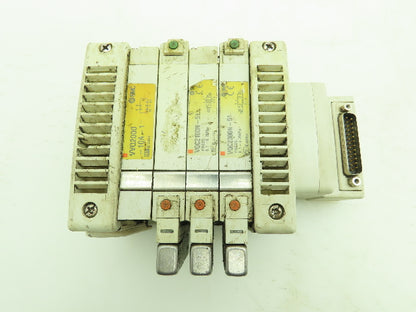 SMC VQC2100N-51 / VQC2300N-51 Pneumatic Solenoid Valve 4-Station Manifold Block