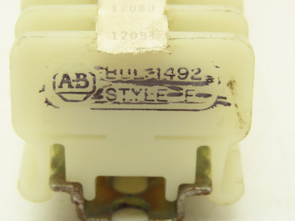 AB 1492-F DIN Rail Mount Terminal Block 300V 22-14 Awg Wholesale Lot of 2700