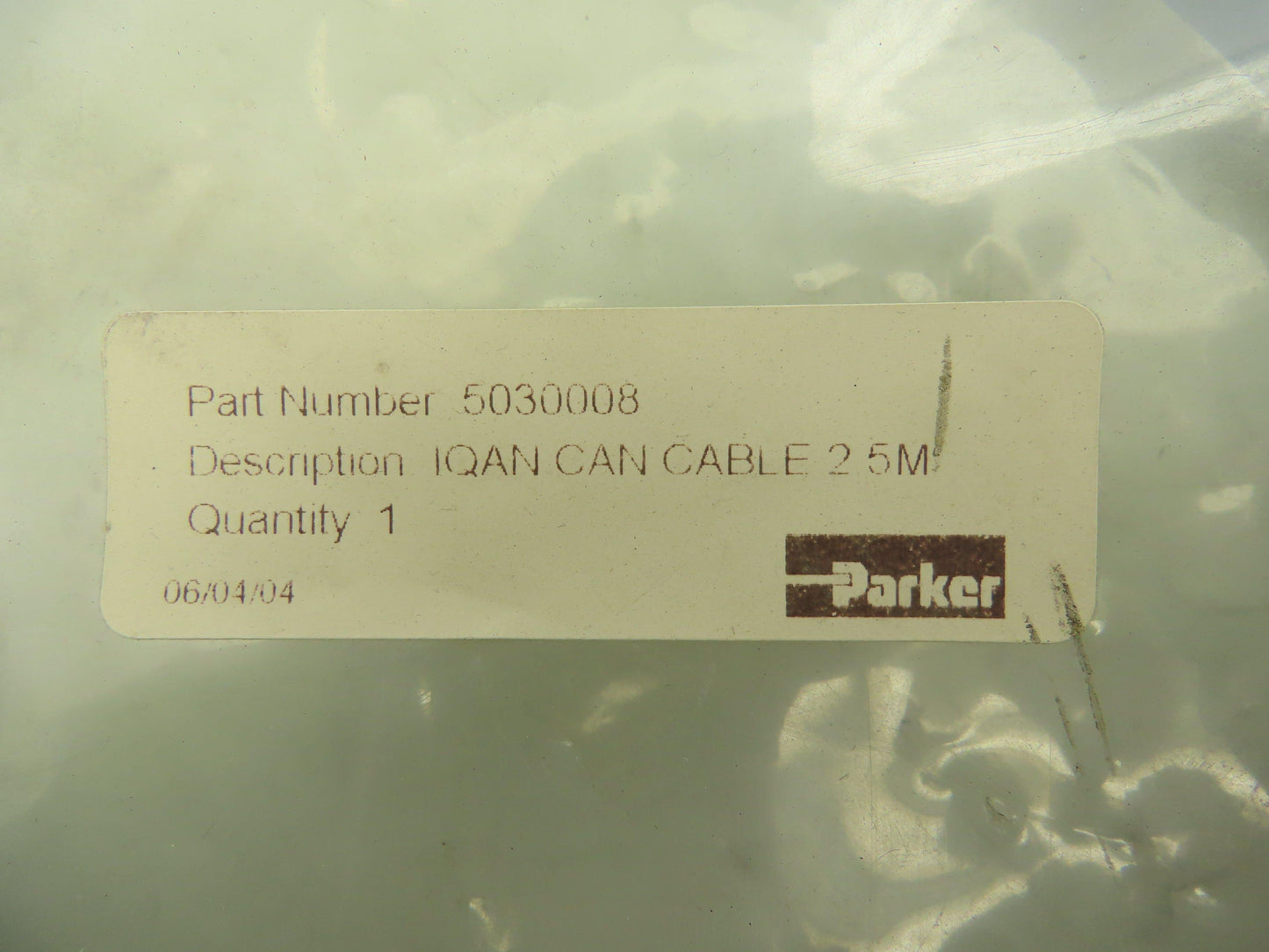 Parker 5030008 IQAN CAN-Cable IQAN-XP, XS Communication Cable 2.5M