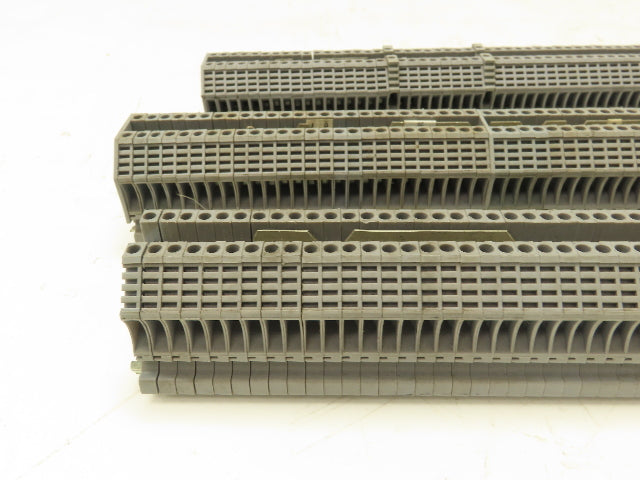 Morsettitalia EURO 2.5 Terminal Block Din Rail 600V 20A Gray Lot of 350