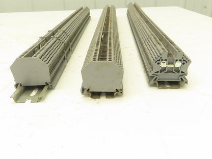 Morsettitalia EURO 2.5 Terminal Block Din Rail 600V 20A Gray Lot of 350