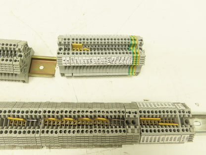 Allen Bradley 1492-J3 Terminal Block 25A 600V AC/DC Gray 2.5mm Lot of 160