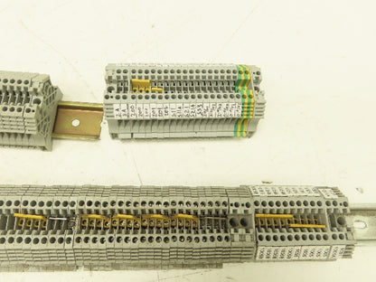Allen Bradley 1492-J3 Terminal Block 25A 600V AC/DC Gray 2.5mm Lot of 160