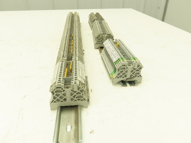 Allen Bradley 1492-J3 Terminal Block 25A 600V AC/DC Gray 2.5mm Lot of 160