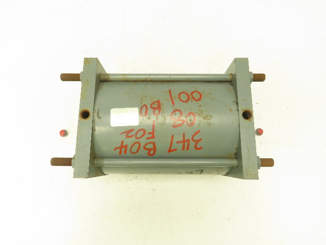 Miller Fluid Power LA53H4N Pneumatic Air Cylinder 8" Bore 8-5/8" Stroke 150 PSI