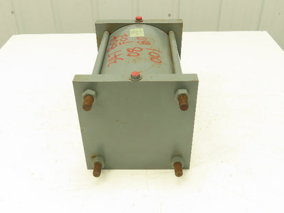Miller Fluid Power LA53H4N Pneumatic Air Cylinder 8" Bore 8-5/8" Stroke 150 PSI
