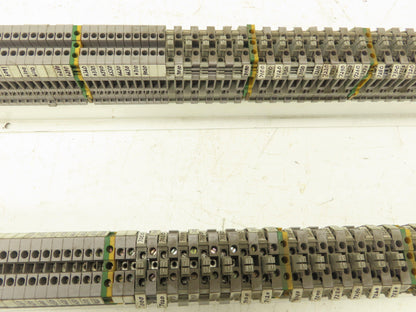 Entrelec M4/6_5116 UK4-T Terminal Block 600V Disconnect Blocks Mixed Lot of 400