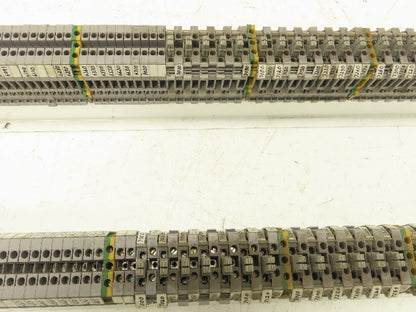 Entrelec M4/6_5116 UK4-T Terminal Block 600V Disconnect Blocks Mixed Lot of 400