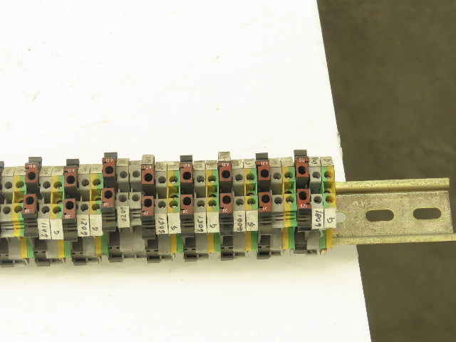 Phoenix TERMITRAB-UK54 Contact Block Terminal Block 12VDC Diode Lot of 147