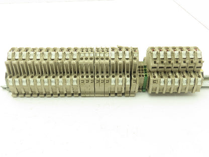 Weidmuller ZSI 2.5 Din Rail Mount Fuse Terminal Block 250V Lot of 27
