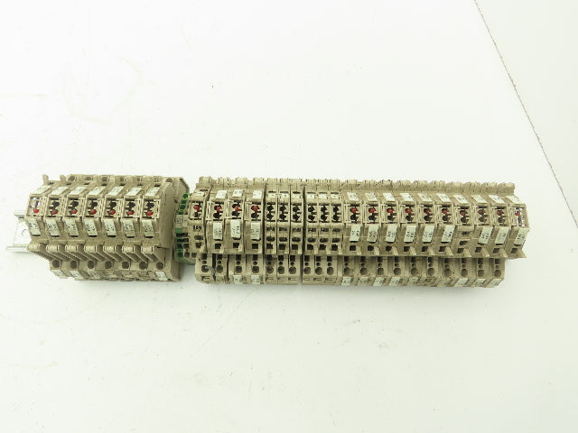 Weidmuller ZSI 2.5 Din Rail Mount Fuse Terminal Block 250V Lot of 27