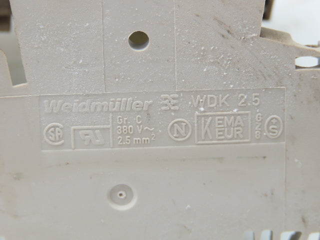 Weidmuller WDK 2.5 Terminal Block Double Deck Lot of 100