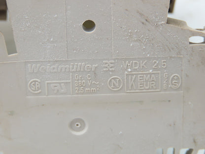 Weidmuller WDK 2.5 Terminal Block Double Deck Lot of 100
