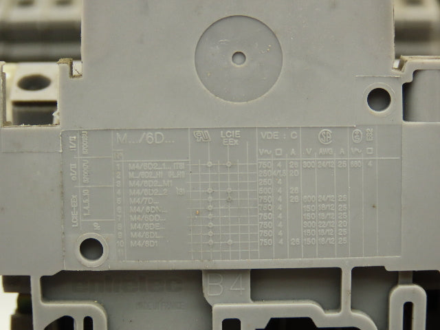 Entrelec M/6D Terminal Block Double Deck Mixed Lot of 184