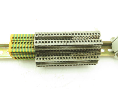 Entrelec M/6D Terminal Block Double Deck Mixed Lot of 184