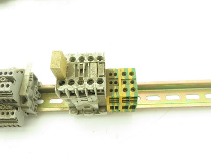 Entrelec M/6D Terminal Block Double Deck Mixed Lot of 184