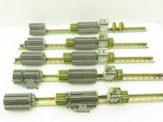 Entrelec M/6D Terminal Block Double Deck Mixed Lot of 184