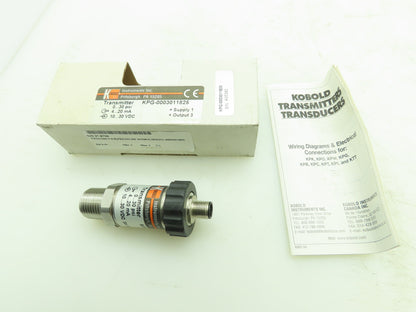 Kobold KPG-0003011825 High Precision Pressure Transmitter 0-30 PSI Transducer
