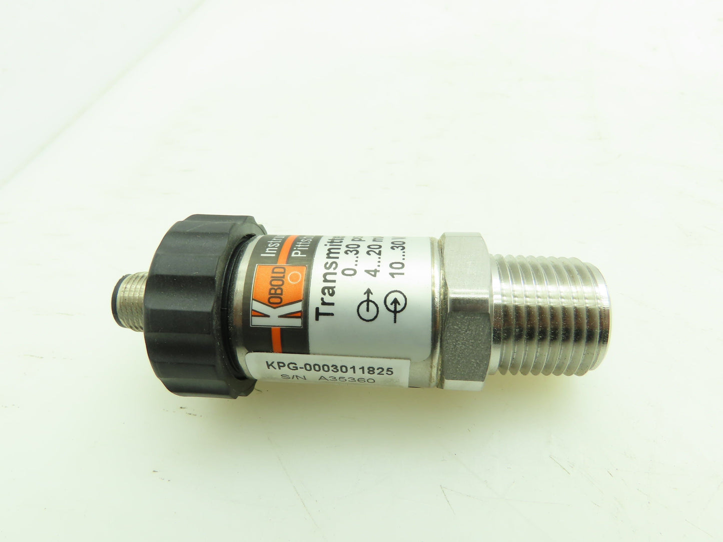 Kobold KPG-0003011825 High Precision Pressure Transmitter 0-30 PSI Transducer
