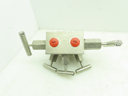 Endress Hauser HEX Stainless Block and Bleed Manifold Valve 1/2"