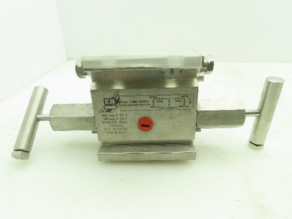 Endress Hauser HEX Stainless Block and Bleed Manifold Valve 1/2"