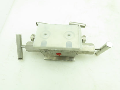 Endress Hauser HEX Stainless Block and Bleed Manifold Valve 1/2"