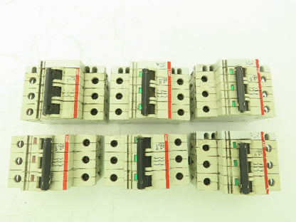 ABB S 28 3 Z63A Circuit Breaker 63A 400V 3P Lot of 6