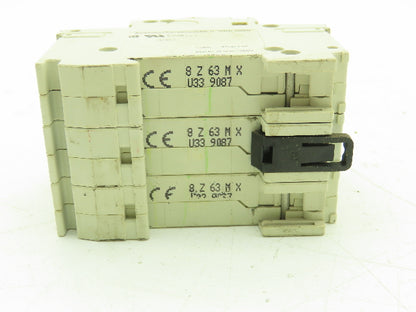 ABB S 28 3 Z63A Circuit Breaker 63A 400V 3P Lot of 6