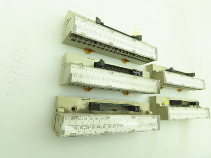 Omron XW2D-40G6 Terminal Block Connector Lot of 5
