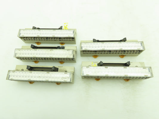 Omron XW2D-40G6 Terminal Block Connector Lot of 5