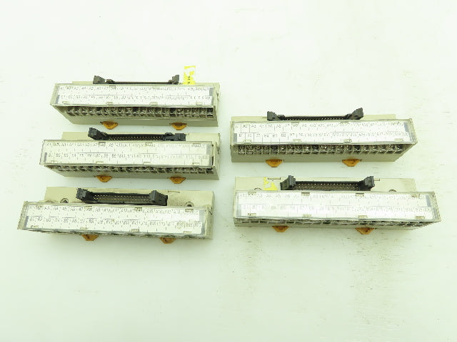 Omron XW2D-40G6 Terminal Block Connector Lot of 5