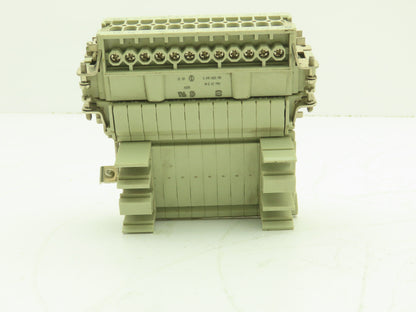 Harting Han 24 E-M 24-Pin Cable Connector Plug Set 16 Amp 600V Lot of 5